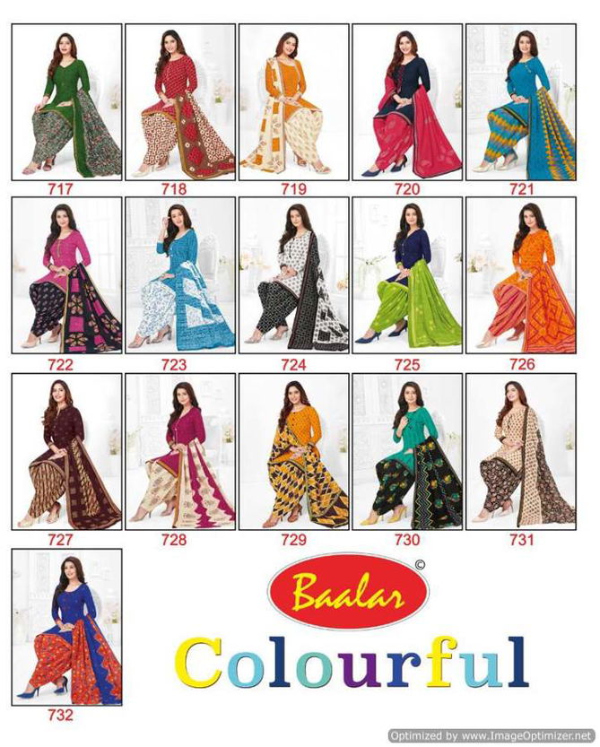 Baalar Colourful 7 Readymade Cotton Printed Designer Casual Dress Collection